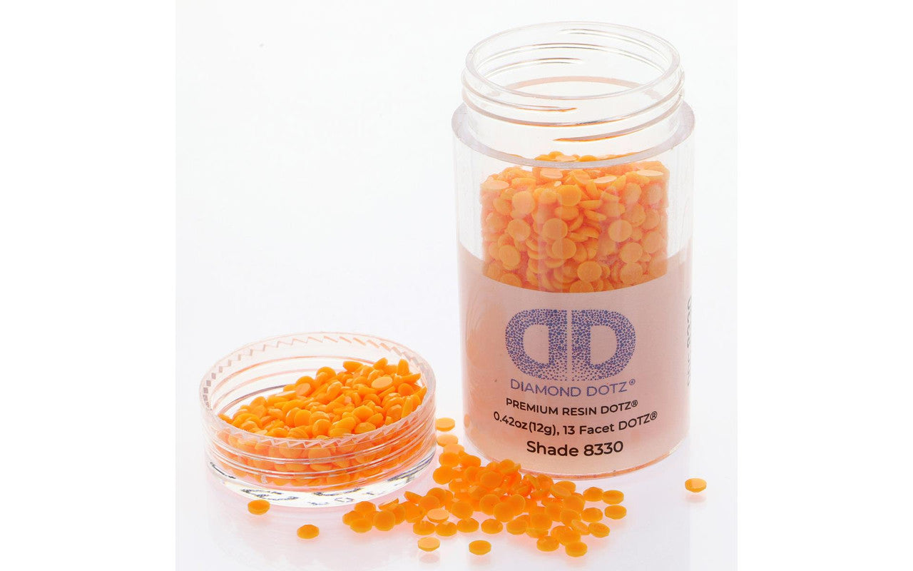 Diamond Dotz Freestyle Gems 2.8mm 12g Light Orange 8330